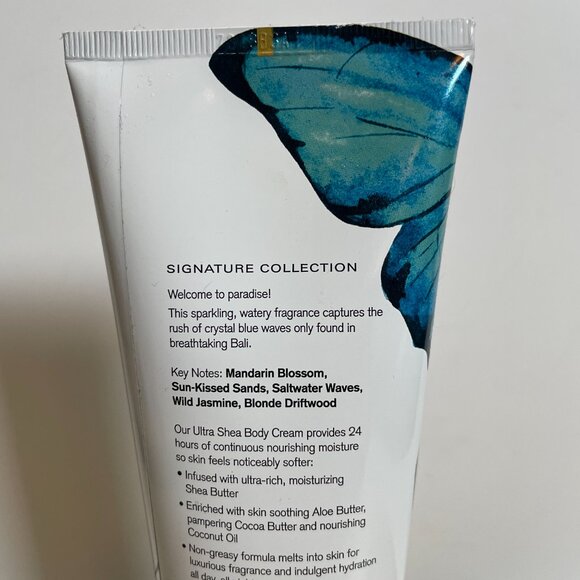 Bath & Body Works Bali Blue Surf Body Cream 8 oz Ultra Shea Cocoa Butter Aloe - Picture 5 of 6